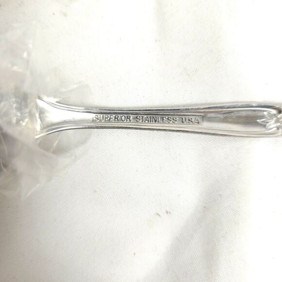 Vintage 22 Dinnerware Flatware Superior Steel USA - 8 Knives & 14 Spoons Lot - Picture 3 of 3